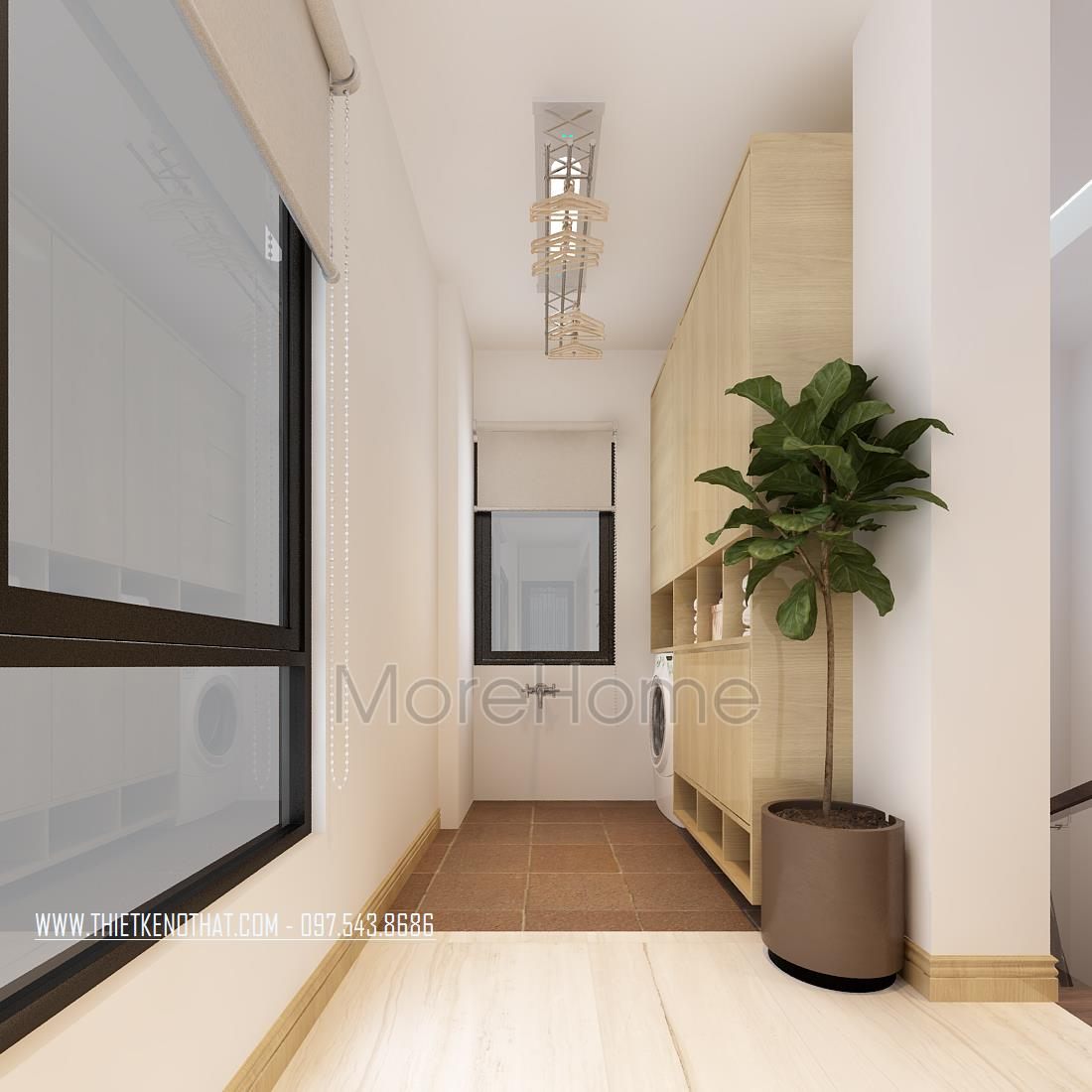 Thiết kế nội thất nhà phố Long Biên